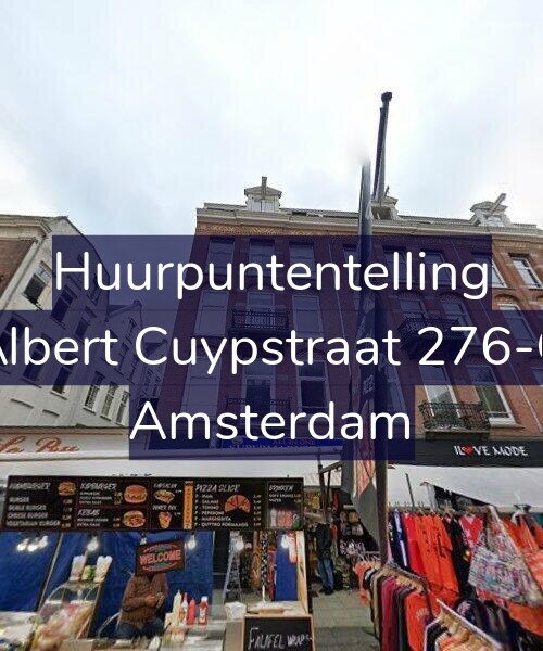 Foto gevel Huurpuntentelling voor Albert Cuypstraat 276-G, Amsterdam