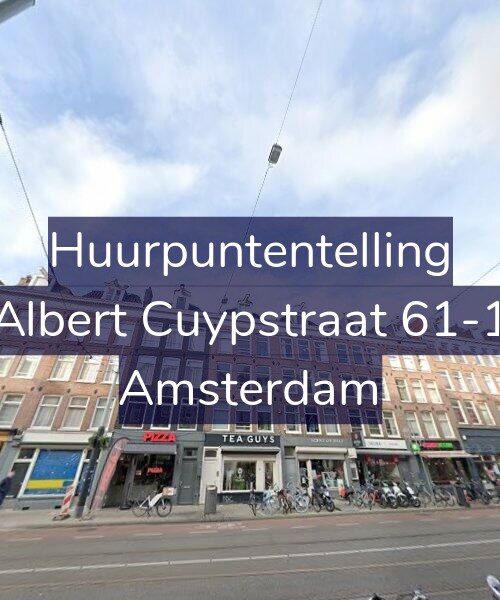Foto gevel Huurpuntentelling voor Albert Cuypstraat 61-1, Amsterdam