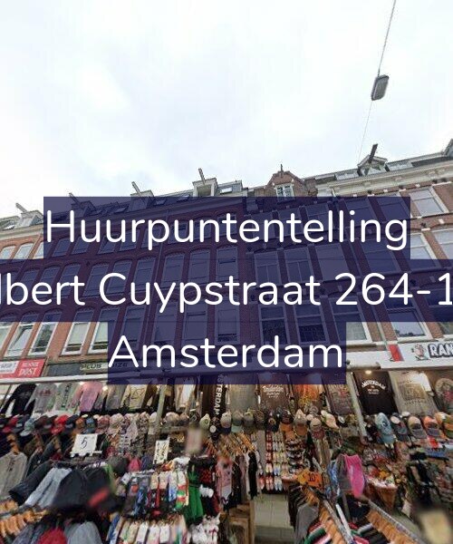 Foto gevel Huurpuntentelling voor Albert Cuypstraat 264-1A, Amsterdam
