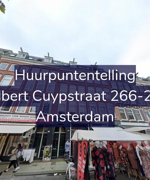 Foto gevel Huurpuntentelling voor Albert Cuypstraat 266-2V, Amsterdam