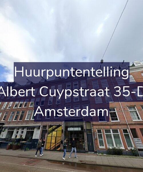 Foto gevel Huurpuntentelling voor Albert Cuypstraat 35-D, Amsterdam