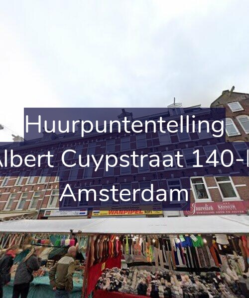 Foto gevel Huurpuntentelling voor Albert Cuypstraat 140-D, Amsterdam
