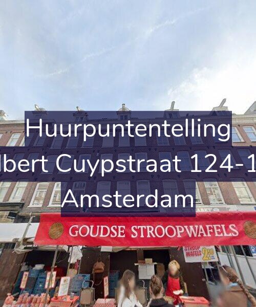 Foto gevel Huurpuntentelling voor Albert Cuypstraat 124-1V, Amsterdam