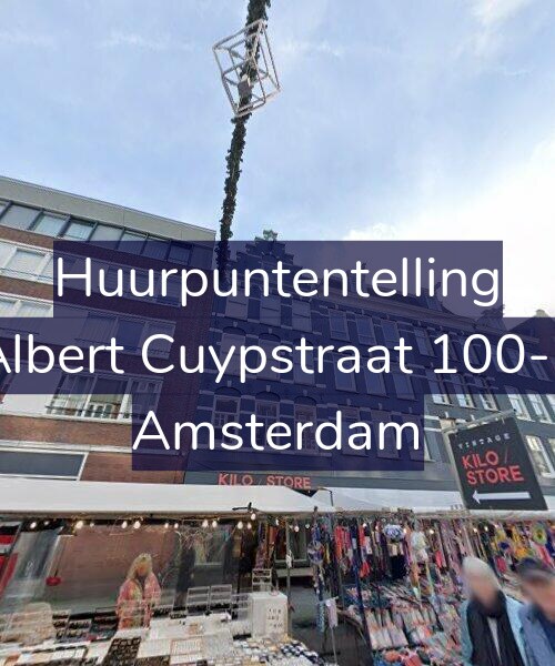 Foto gevel Huurpuntentelling voor Albert Cuypstraat 100-1, Amsterdam