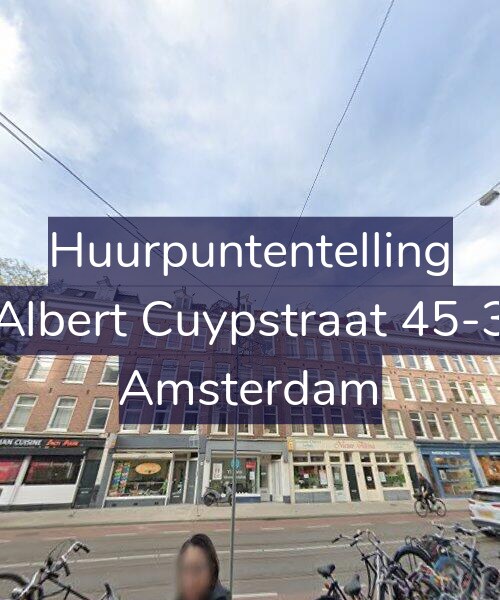 Foto gevel Huurpuntentelling voor Albert Cuypstraat 45-3, Amsterdam