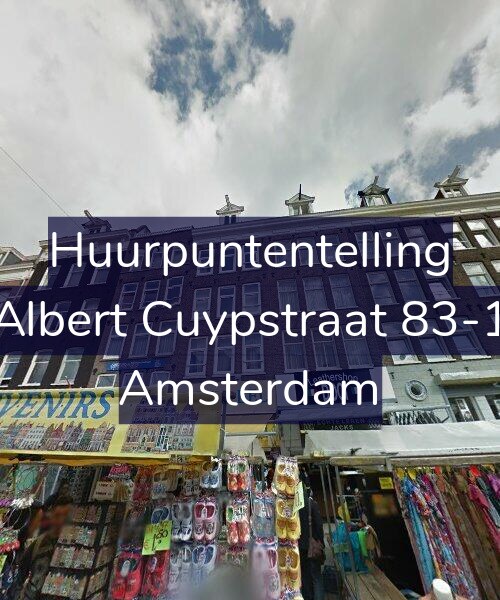 Foto gevel Huurpuntentelling voor Albert Cuypstraat 83-1, Amsterdam
