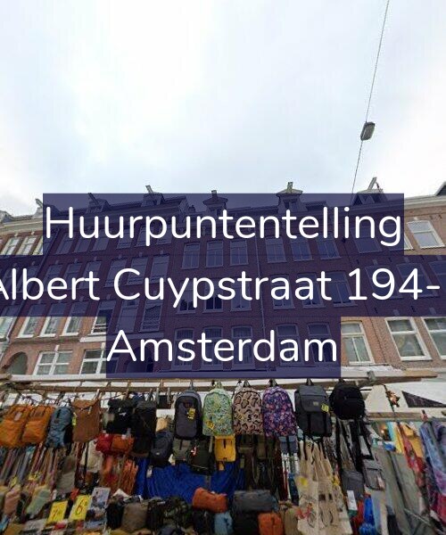 Foto gevel Huurpuntentelling voor Albert Cuypstraat 194-1, Amsterdam