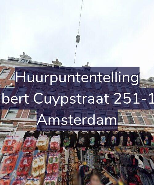 Foto gevel Huurpuntentelling voor Albert Cuypstraat 251-1A, Amsterdam