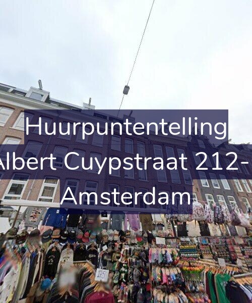 Foto gevel Huurpuntentelling voor Albert Cuypstraat 212-2, Amsterdam