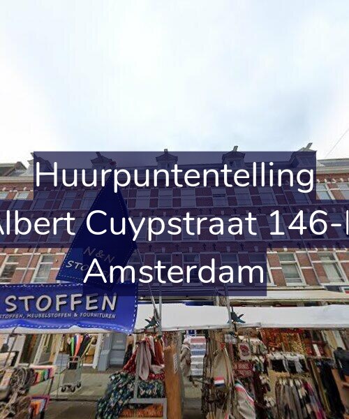 Foto gevel Huurpuntentelling voor Albert Cuypstraat 146-D, Amsterdam