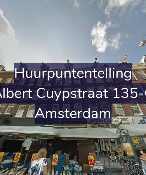 Foto gevel Huurpuntentelling voor Albert Cuypstraat 135-C, Amsterdam
