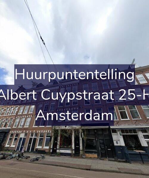 Foto gevel Huurpuntentelling voor Albert Cuypstraat 25-H, Amsterdam
