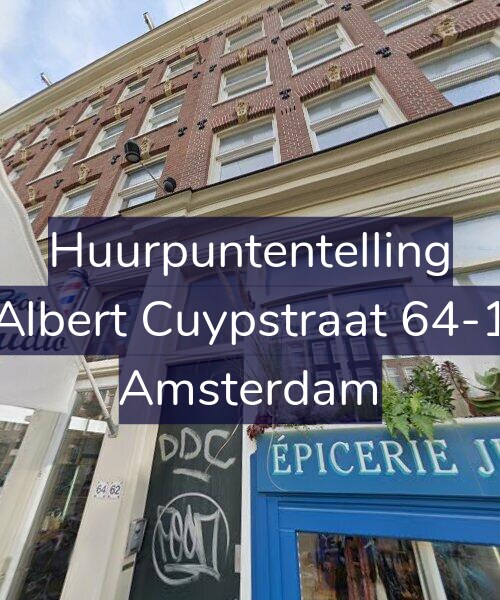 Foto gevel Huurpuntentelling voor Albert Cuypstraat 64-1, Amsterdam