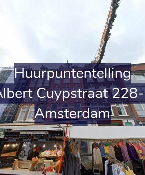 Foto gevel Huurpuntentelling voor Albert Cuypstraat 228-1, Amsterdam