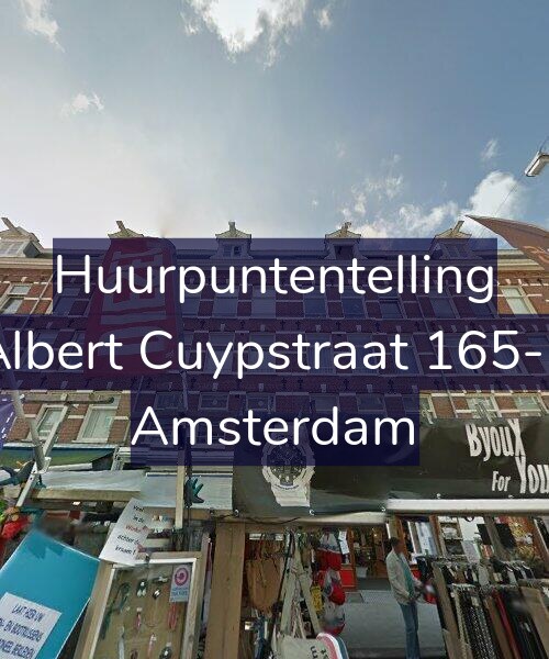 Foto gevel Huurpuntentelling voor Albert Cuypstraat 165-2, Amsterdam