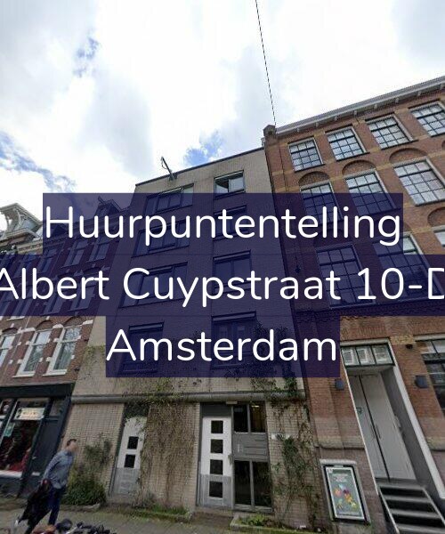 Foto gevel Huurpuntentelling voor Albert Cuypstraat 10-D, Amsterdam