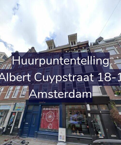 Foto gevel Huurpuntentelling voor Albert Cuypstraat 18-1, Amsterdam