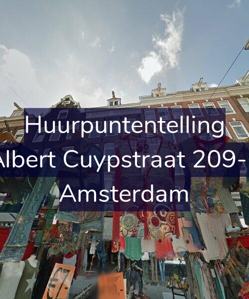 Foto gevel Huurpuntentelling voor Albert Cuypstraat 209-2, Amsterdam