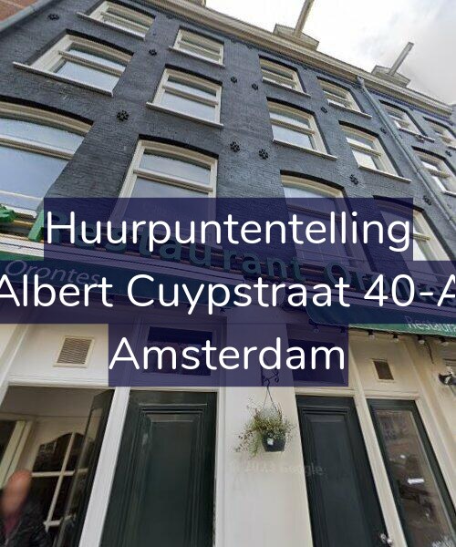Foto gevel Huurpuntentelling voor Albert Cuypstraat 40-A, Amsterdam