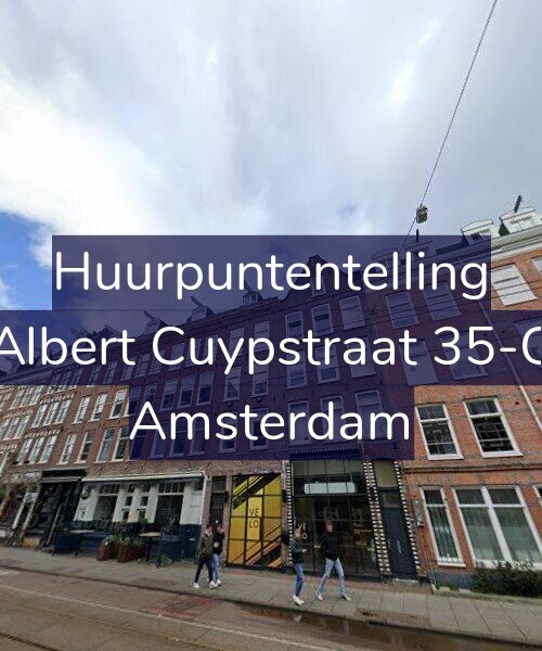Foto gevel Huurpuntentelling voor Albert Cuypstraat 35-C, Amsterdam