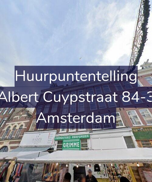 Foto gevel Huurpuntentelling voor Albert Cuypstraat 84-3, Amsterdam