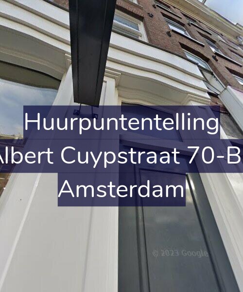 Foto gevel Huurpuntentelling voor Albert Cuypstraat 70-B1, Amsterdam