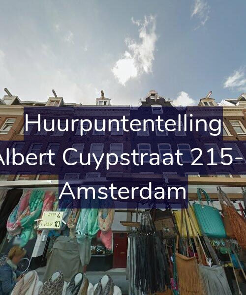 Foto gevel Huurpuntentelling voor Albert Cuypstraat 215-3, Amsterdam