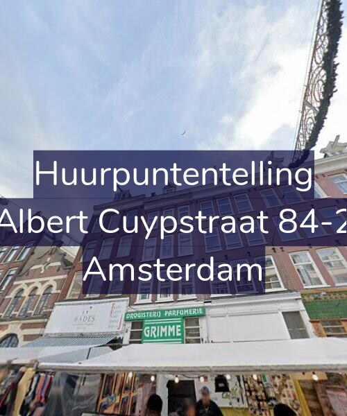 Foto gevel Huurpuntentelling voor Albert Cuypstraat 84-2, Amsterdam