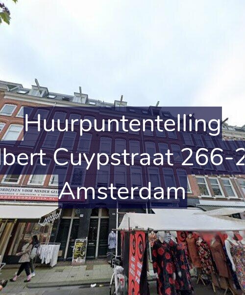 Foto gevel Huurpuntentelling voor Albert Cuypstraat 266-2A, Amsterdam