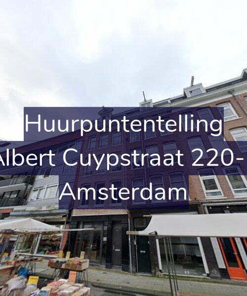 Foto gevel Huurpuntentelling voor Albert Cuypstraat 220-2, Amsterdam
