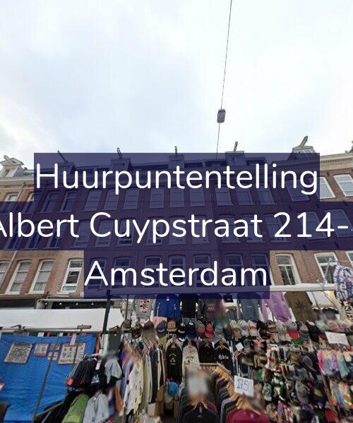 Foto gevel Huurpuntentelling voor Albert Cuypstraat 214-4, Amsterdam