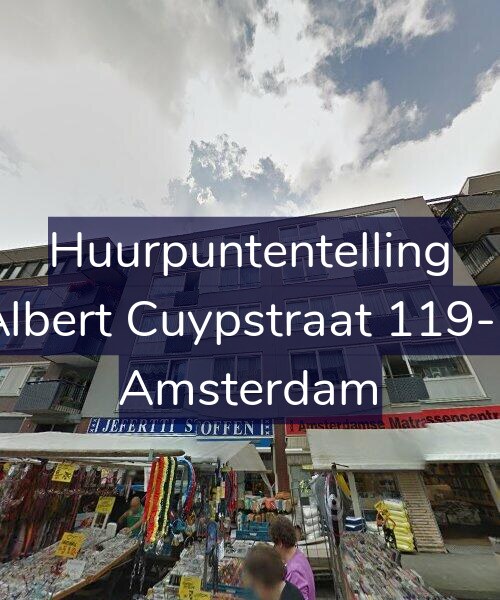 Foto gevel Huurpuntentelling voor Albert Cuypstraat 119-E, Amsterdam