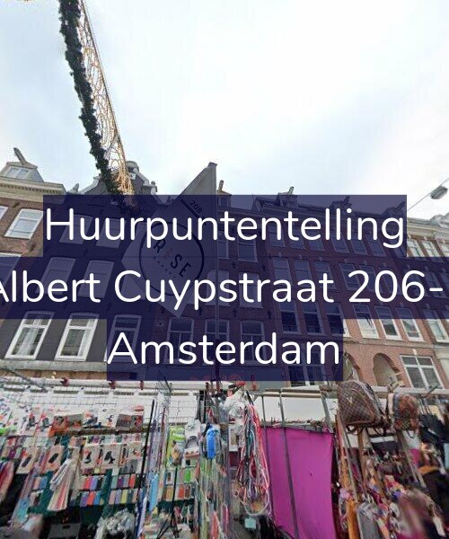 Foto gevel Huurpuntentelling voor Albert Cuypstraat 206-1, Amsterdam