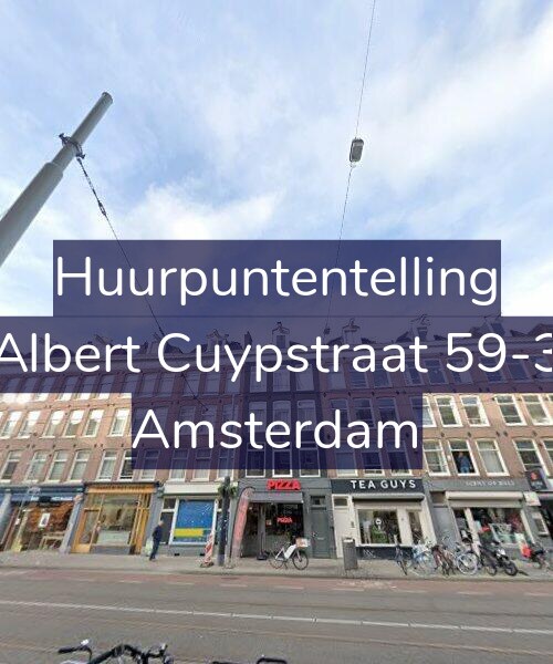 Foto gevel Huurpuntentelling voor Albert Cuypstraat 59-3, Amsterdam