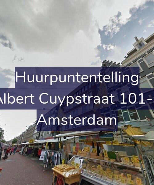 Foto gevel Huurpuntentelling voor Albert Cuypstraat 101-3, Amsterdam