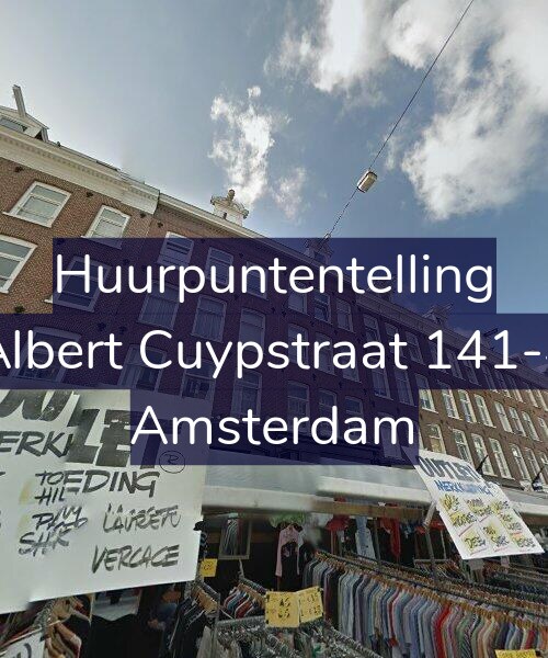 Foto gevel Huurpuntentelling voor Albert Cuypstraat 141-4, Amsterdam