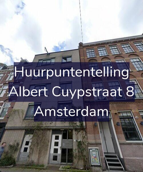 Foto gevel Huurpuntentelling voor Albert Cuypstraat 8, Amsterdam
