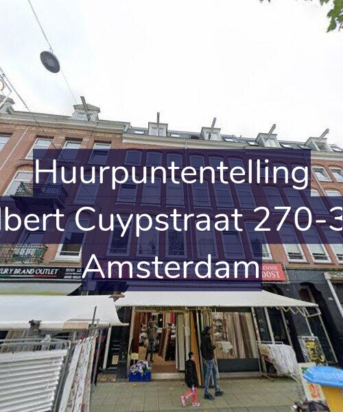 Foto gevel Huurpuntentelling voor Albert Cuypstraat 270-3A, Amsterdam