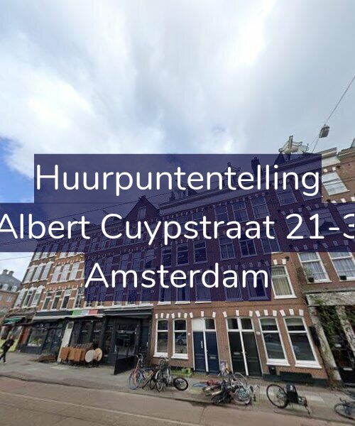 Foto gevel Huurpuntentelling voor Albert Cuypstraat 21-3, Amsterdam