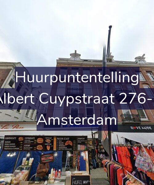 Foto gevel Huurpuntentelling voor Albert Cuypstraat 276-1, Amsterdam