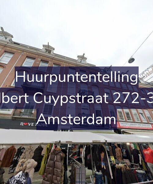 Foto gevel Huurpuntentelling voor Albert Cuypstraat 272-3A, Amsterdam
