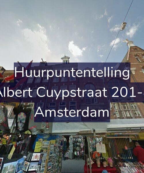 Foto gevel Huurpuntentelling voor Albert Cuypstraat 201-4, Amsterdam