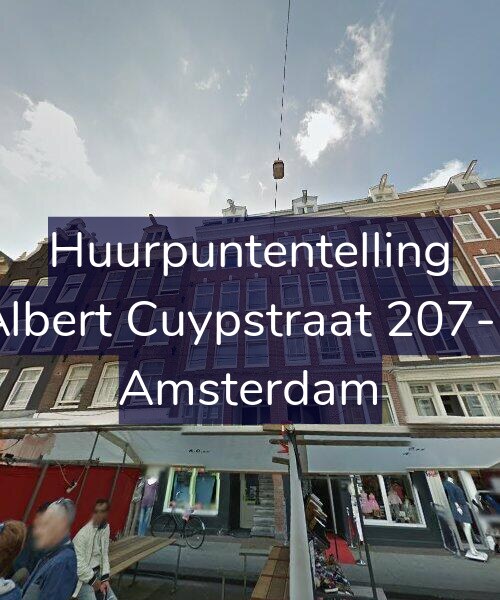 Foto gevel Huurpuntentelling voor Albert Cuypstraat 207-2, Amsterdam