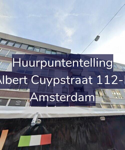Foto gevel Huurpuntentelling voor Albert Cuypstraat 112-B, Amsterdam