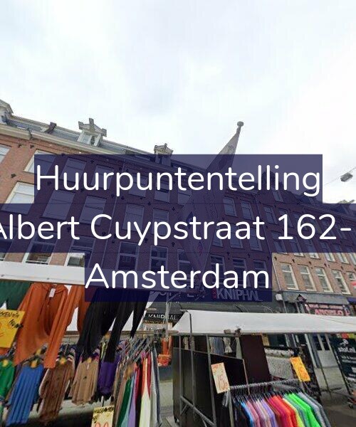 Foto gevel Huurpuntentelling voor Albert Cuypstraat 162-1, Amsterdam