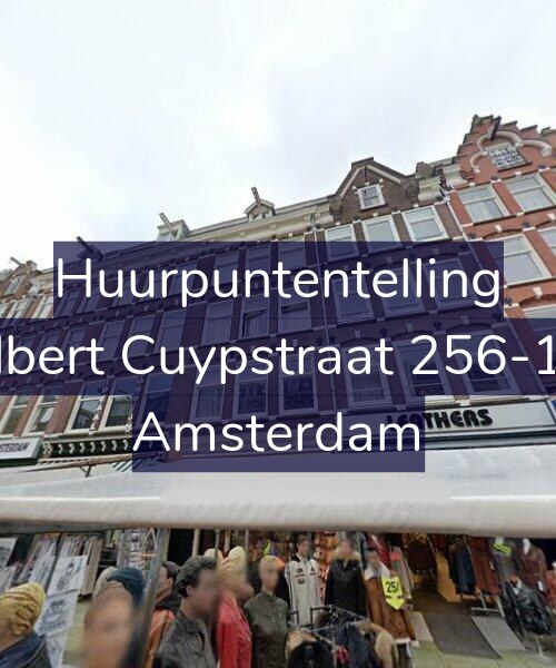 Foto gevel Huurpuntentelling voor Albert Cuypstraat 256-1A, Amsterdam