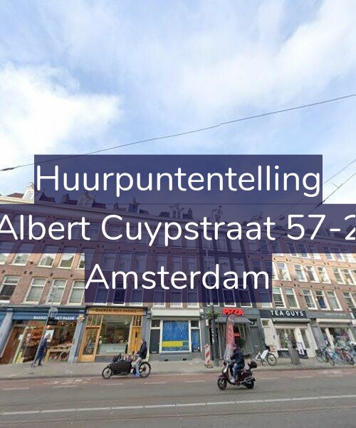 Foto gevel Huurpuntentelling voor Albert Cuypstraat 57-2, Amsterdam