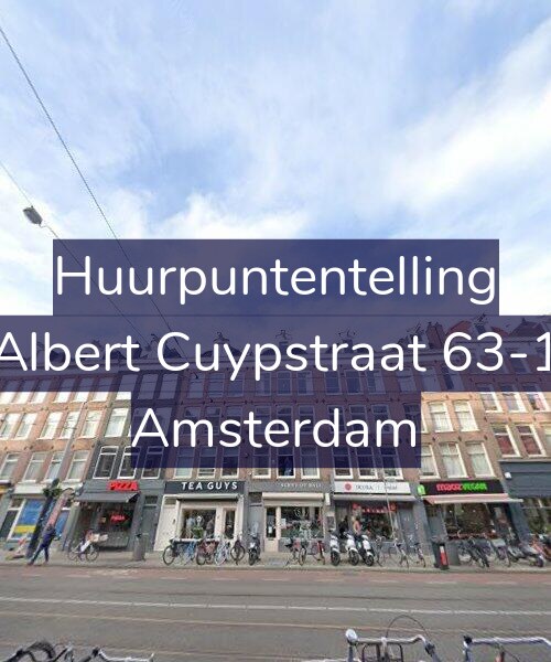 Foto gevel Huurpuntentelling voor Albert Cuypstraat 63-1, Amsterdam