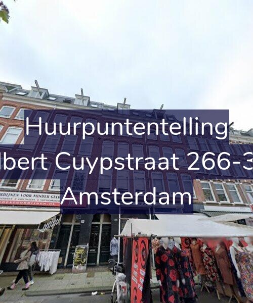 Foto gevel Huurpuntentelling voor Albert Cuypstraat 266-3V, Amsterdam