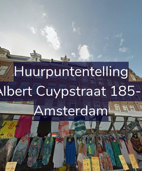 Foto gevel Huurpuntentelling voor Albert Cuypstraat 185-L, Amsterdam